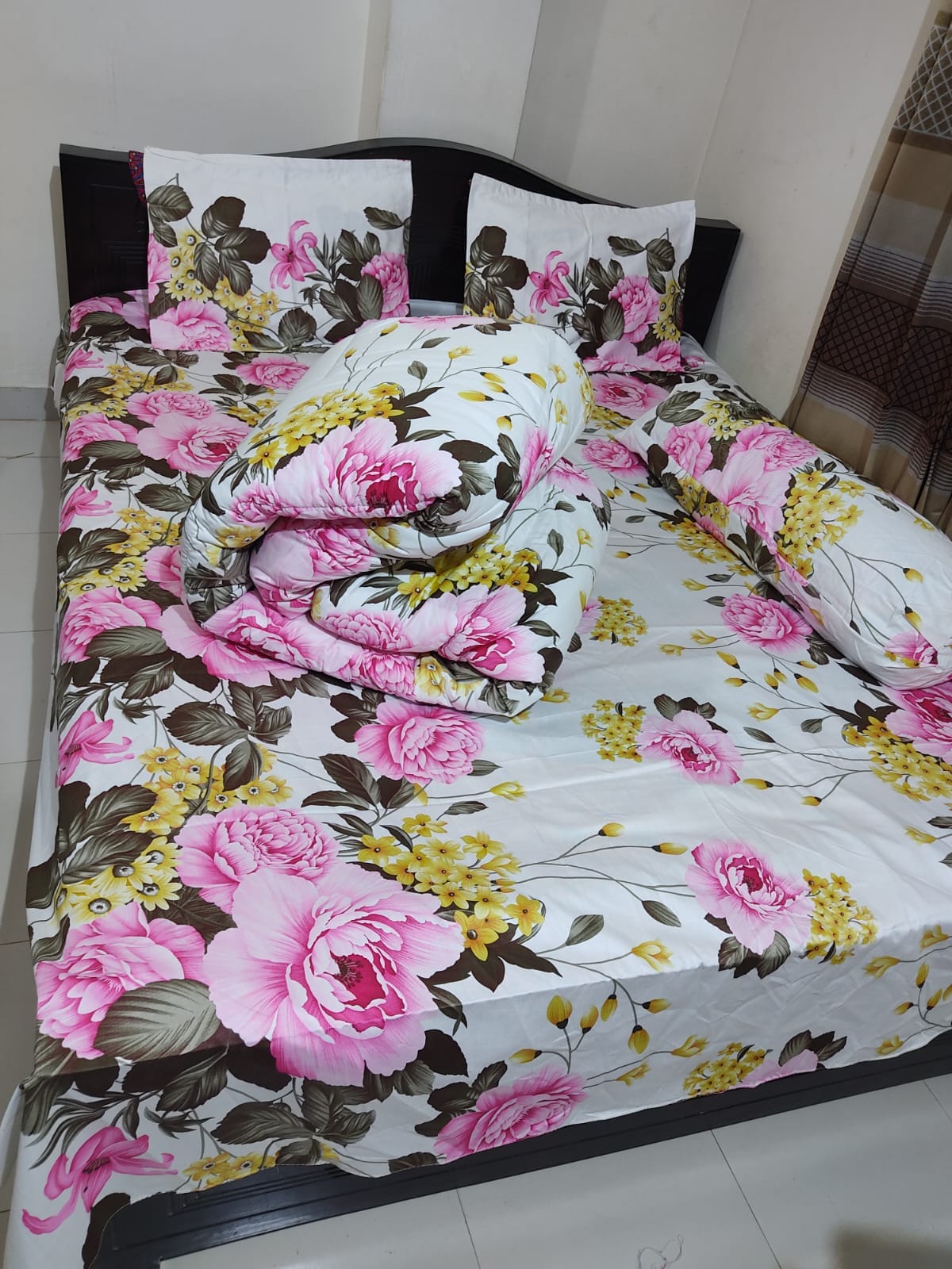 Premium 5-Piece Twill Cotton Comforter Set - additional view