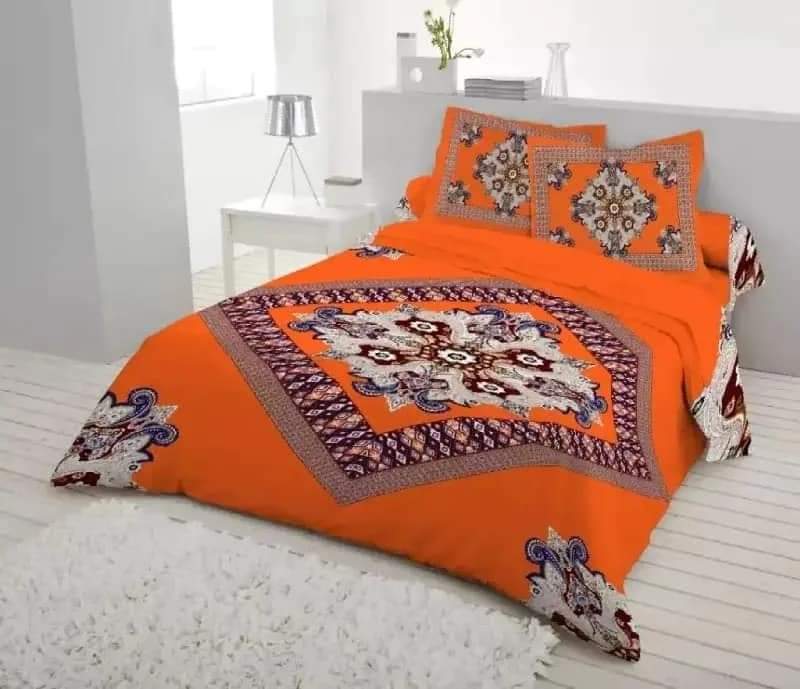 Luxury Panel Bed sheet With Two Matching Pillow Covers - additional view