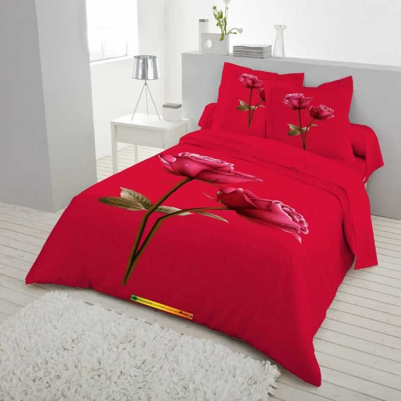 Luxury Panel Bed sheet With Two Matching Pillow Covers - additional view