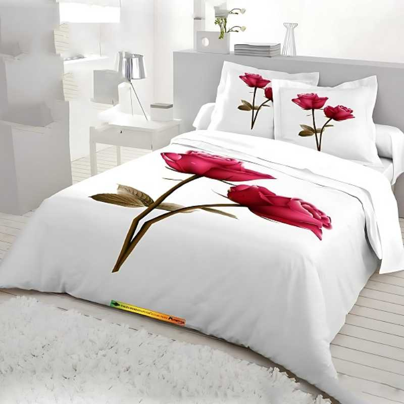 Luxury Panel Bed sheet With Two Matching Pillow Covers - additional view