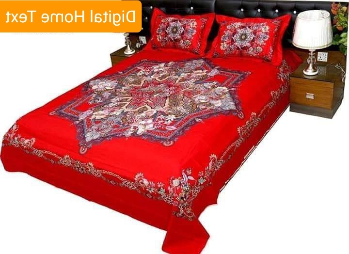 Luxury Panel Bed sheet With Two Matching Pillow Covers - additional view