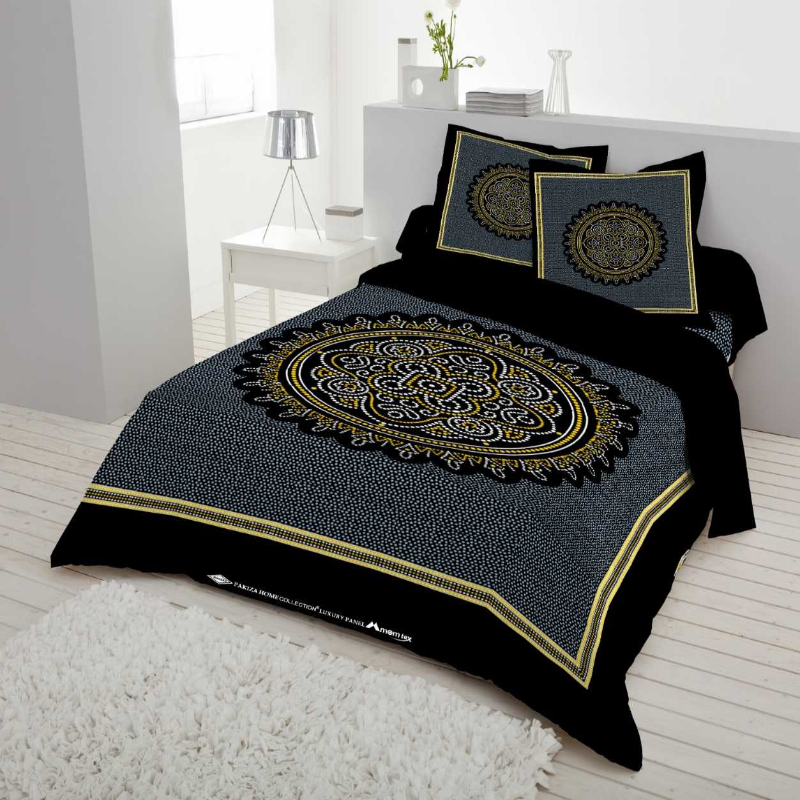 Luxury Panel Bed sheet With Two Matching Pillow Covers - additional view
