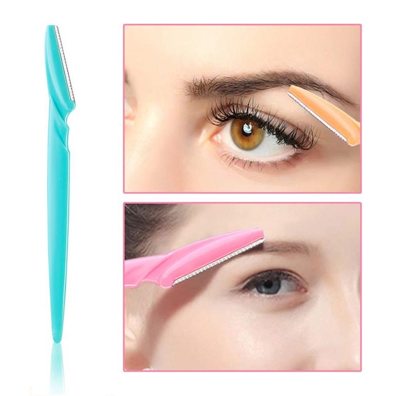 6 pcs Colorful Eyebrow Trimmer Face Hair Razors - additional view