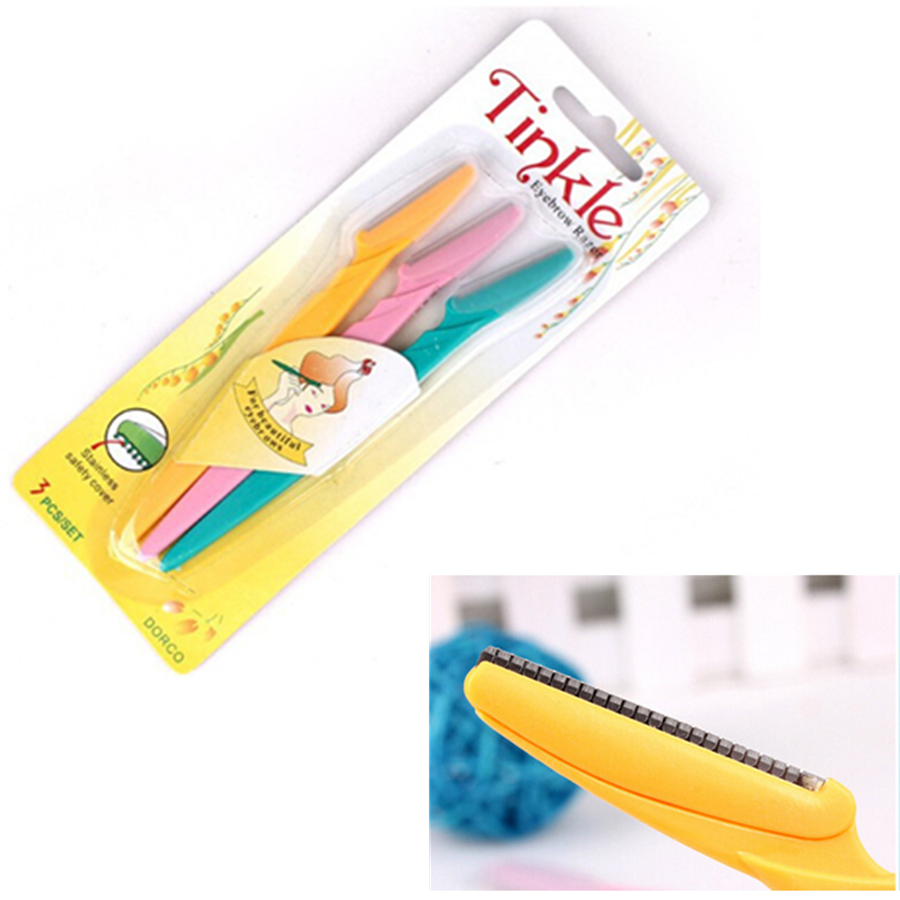 6 pcs Colorful Eyebrow Trimmer Face Hair Razors - additional view
