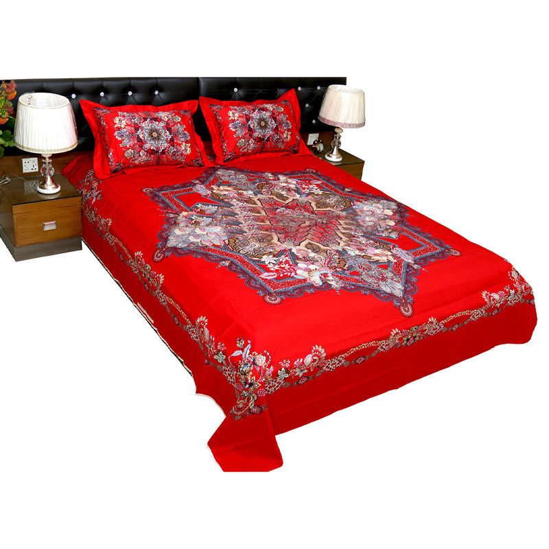 Luxury Panel Bed sheet With Two Matching Pillow Covers ,bed cover,bedsheet king size,বিছানার চাদর বড় - additional view