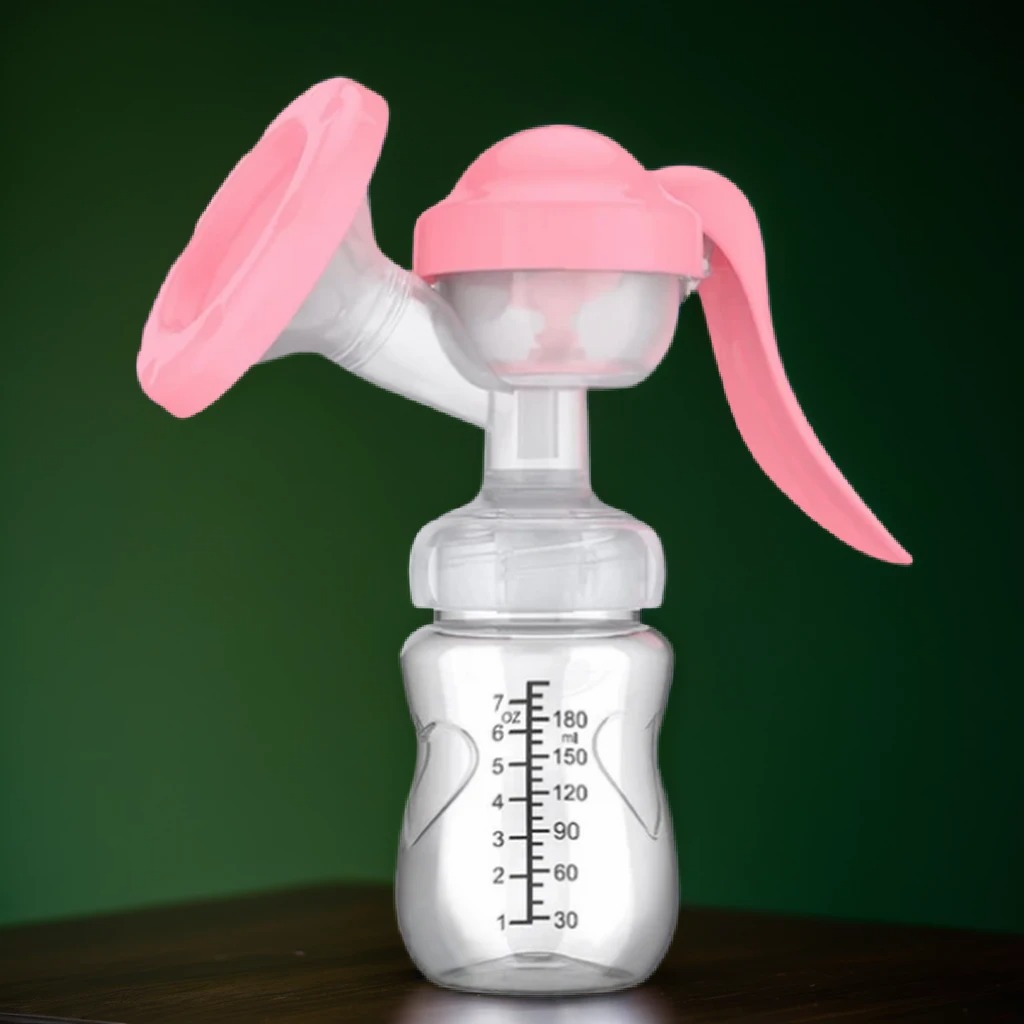 manual silicone breast pump portable baby breast milk collector pregnant breast pump - additional view