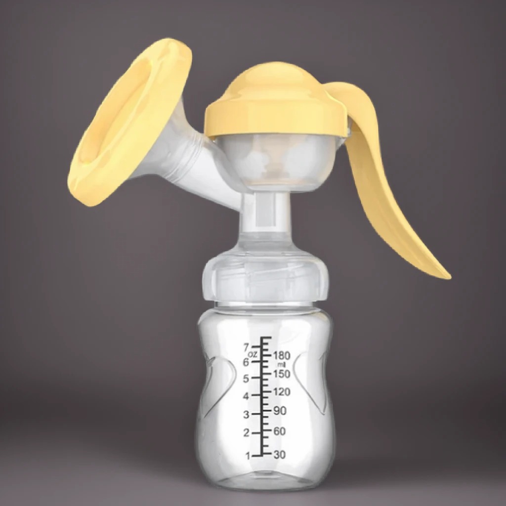 manual silicone breast pump portable baby breast milk collector pregnant breast pump - additional view