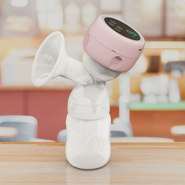 Electric Rechargeable Breastfeeding Pump Anti-Back Low Noise Breastfeeding Pump Portable Massage - additional view
