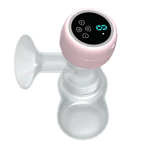 Electric Rechargeable Breastfeeding Pump Anti-Back Low Noise Breastfeeding Pump Portable Massage - additional view