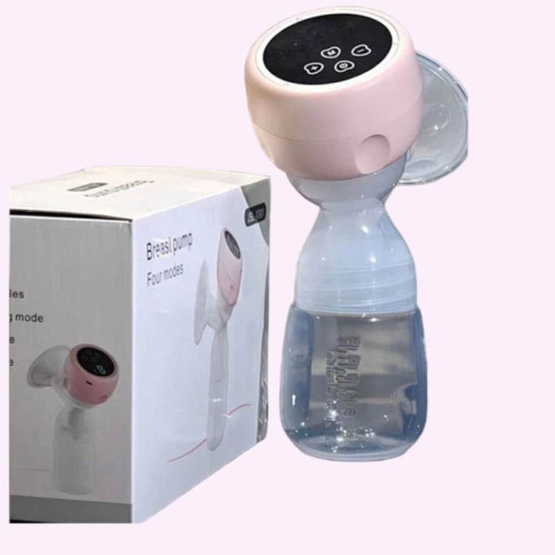 Electric Rechargeable Breastfeeding Pump Anti-Back Low Noise Breastfeeding Pump Portable Massage - additional view