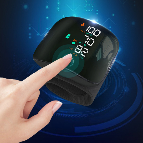 Automatic Rechargeable Digital Touch Screen Wrist type Blood-Pressure Machine/ BP Machine,RechargeableBPMachine,HealthMonitoring - additional view