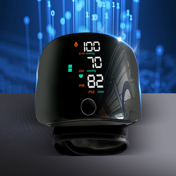 Automatic Rechargeable Digital Touch Screen Wrist type Blood-Pressure Machine/ BP Machine,RechargeableBPMachine,HealthMonitoring - additional view