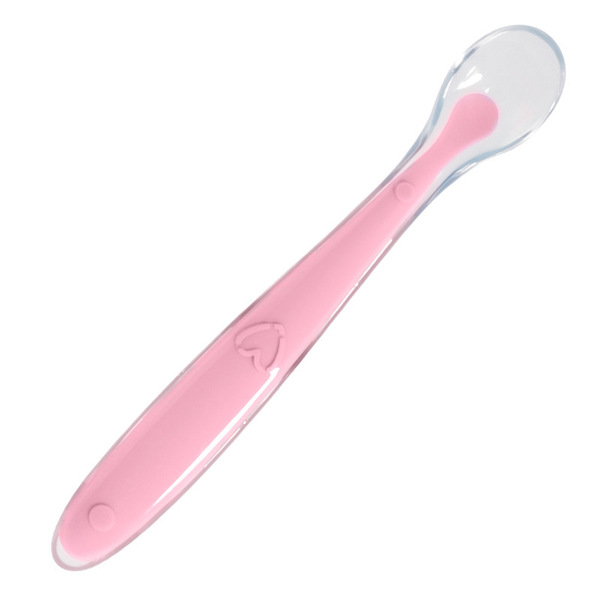 Full Silicone baby soft head spoon spoon children to eat spoon supplementary food bowl spoon -1pcs - additional view