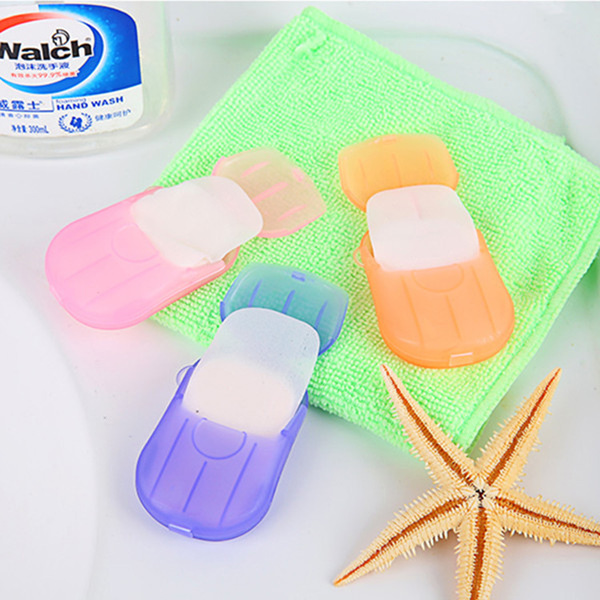 Portable Travel Boxed Mini Soap Paper One Box - additional view