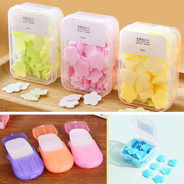 Portable Travel Boxed Mini Soap Paper One Box - additional view