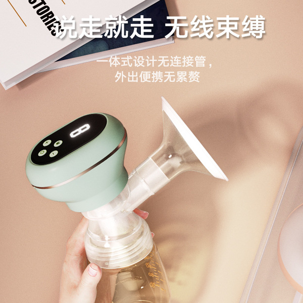 Electric breast pump for pregnant women, automatic painless and manual-free mute breast milk, pregnancy and childbirth, integrated pull-out_RH-289 - additional view