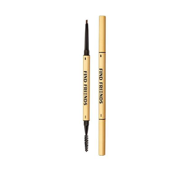 Double Headed Automatic Waterproof FIND FRIENDS Eyebrow Pencil With Brush - additional view