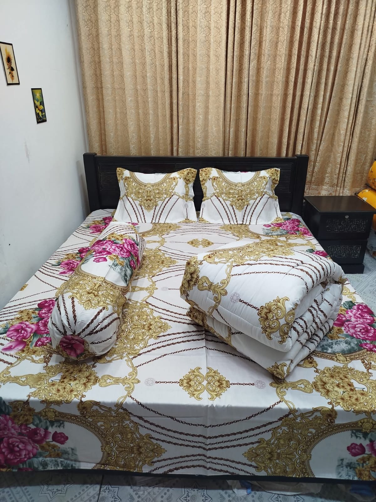 Premium 5-Piece Twill Cotton Comforter Set - additional view