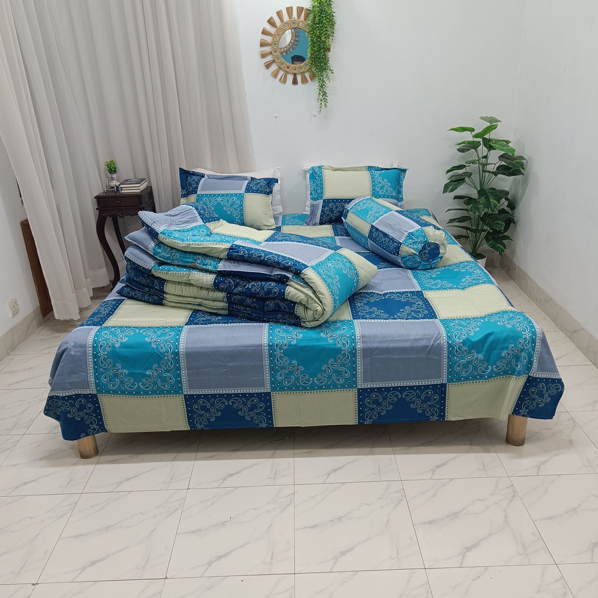 Premium 5-Piece Twill Cotton Comforter Set - additional view