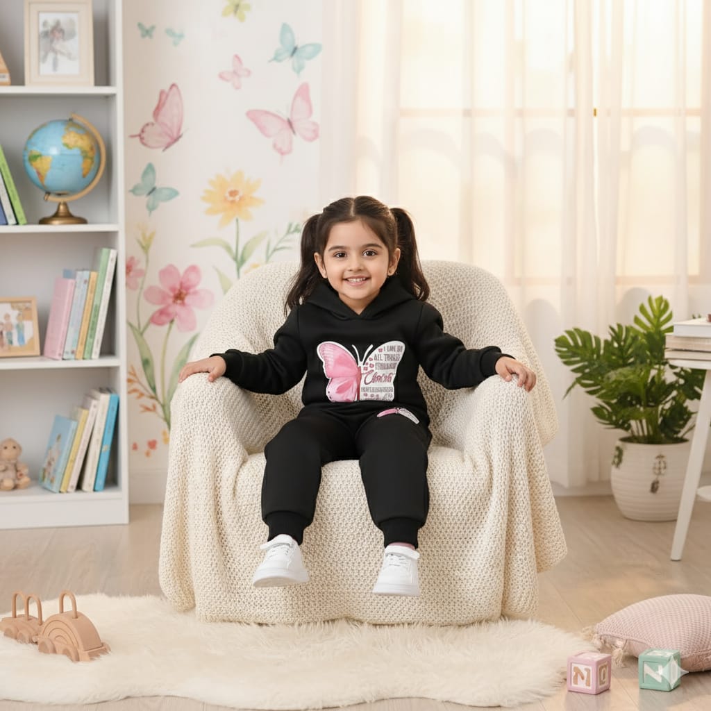 Made to Melt Hearts — Cute Kids Hoodie & Pant Set - additional view