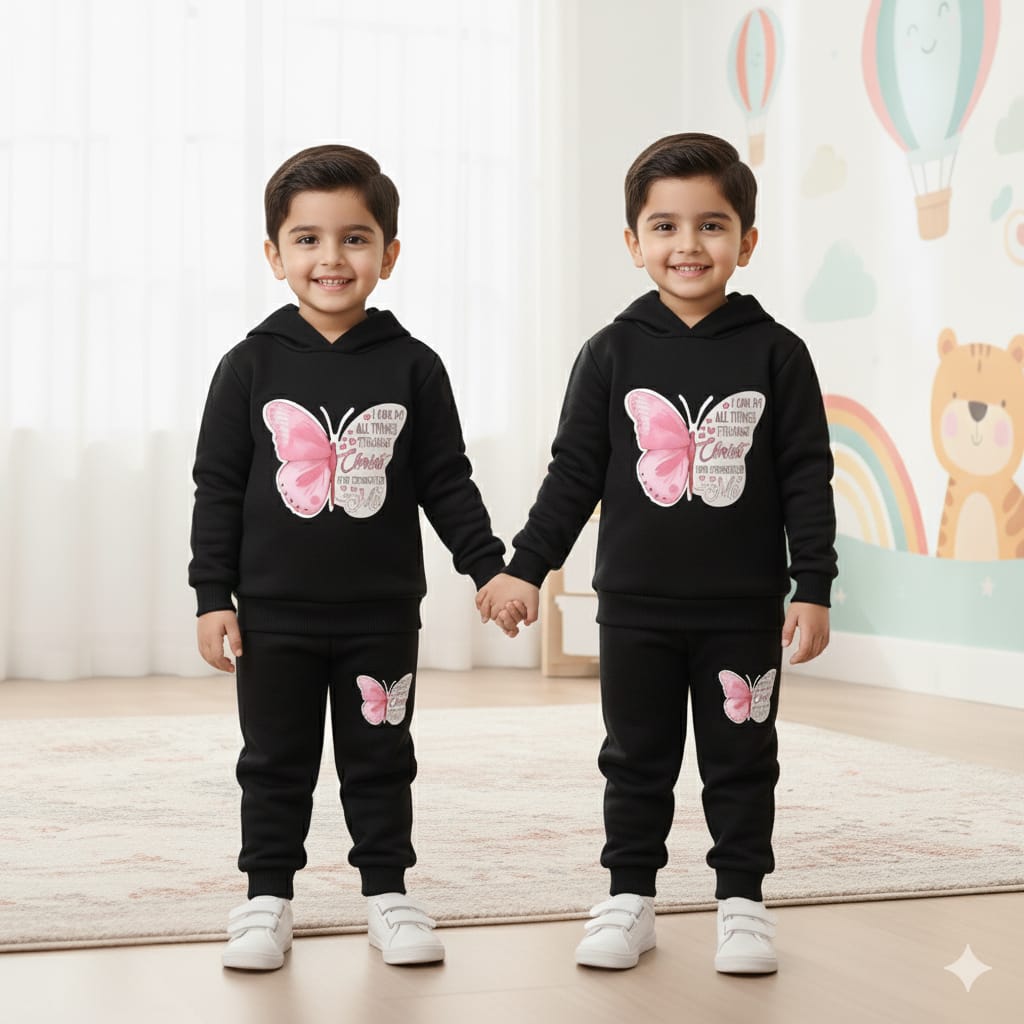 Made to Melt Hearts — Cute Kids Hoodie & Pant Set - additional view