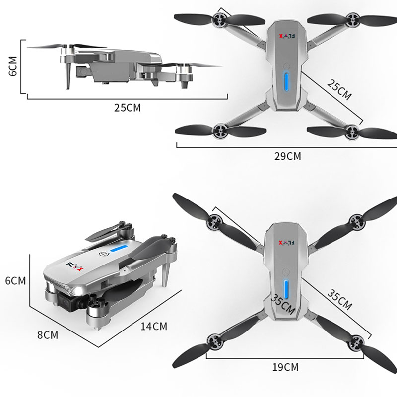 FlyX Max 2 Drone Duel Camera Duel Battery - additional view