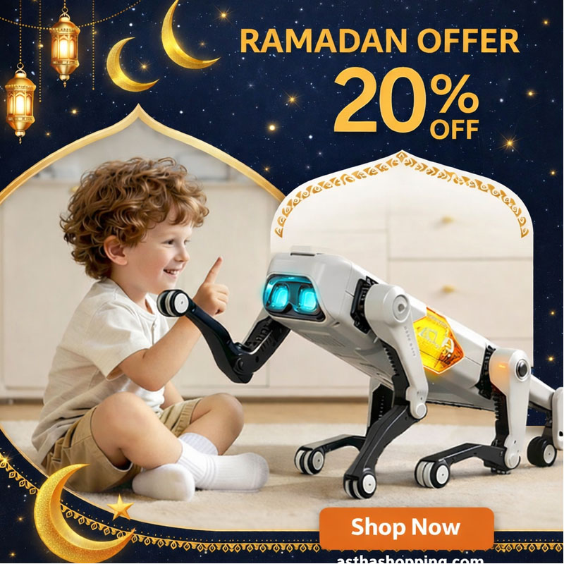 AI Robot Dog RC Stunt Car Toys: Gesture Sensing Remote Control with Mecanum Wheels & LED Eyes, 2.4GH - additional view
