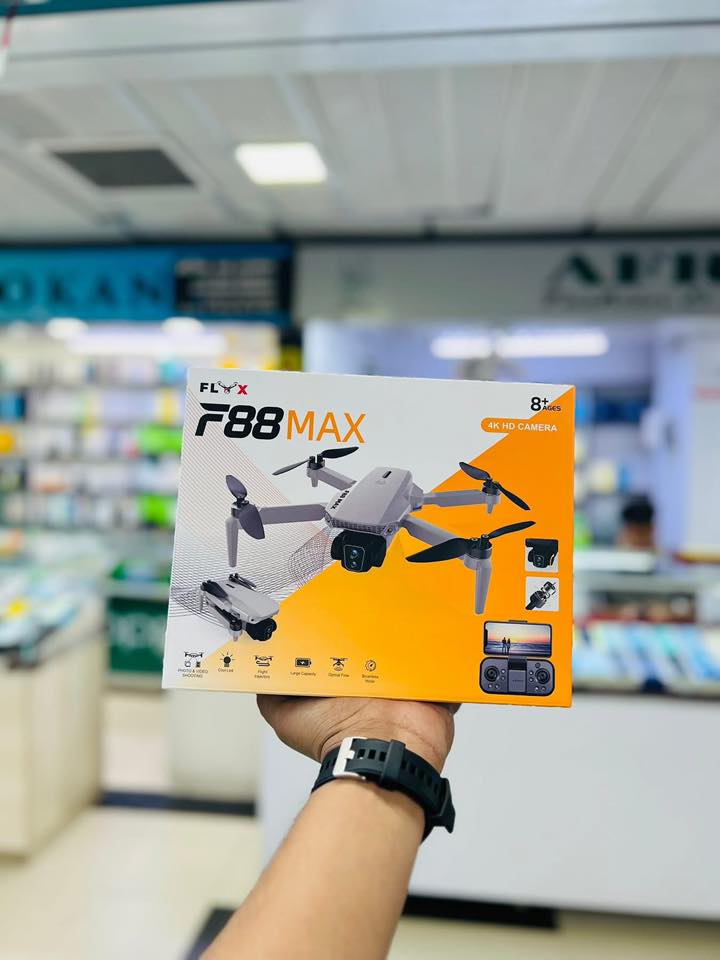 F88 MAX Remote Rotate Camera Brushless Motor WiFi Drone for One Key Landing, Optical Flow Hover with 2 Battery - additional view
