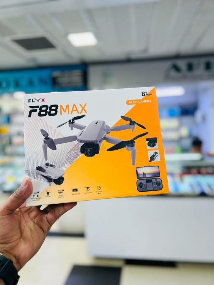 F88 MAX Remote Rotate Camera Brushless Motor WiFi Drone for One Key Landing, Optical Flow Hover with 2 Battery - additional view