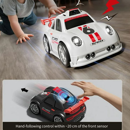 2026 New C6 RC Drift Car with Dual Mode Lights Sound Camera Screen Control Car Smart Induction Following Children's Toys - additional view