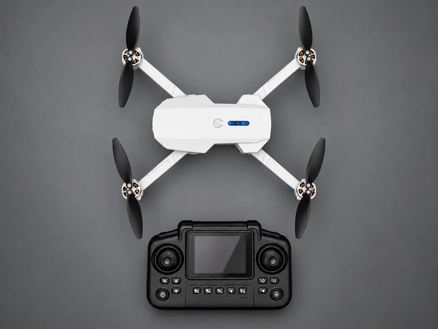 E88 Pro drone  Dual Camera Foldable Drone with Screen Remote - additional view