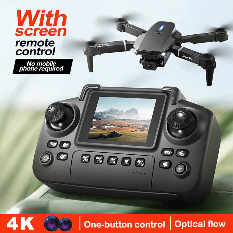 E88 Pro drone  Dual Camera Foldable Drone with Screen Remote - additional view