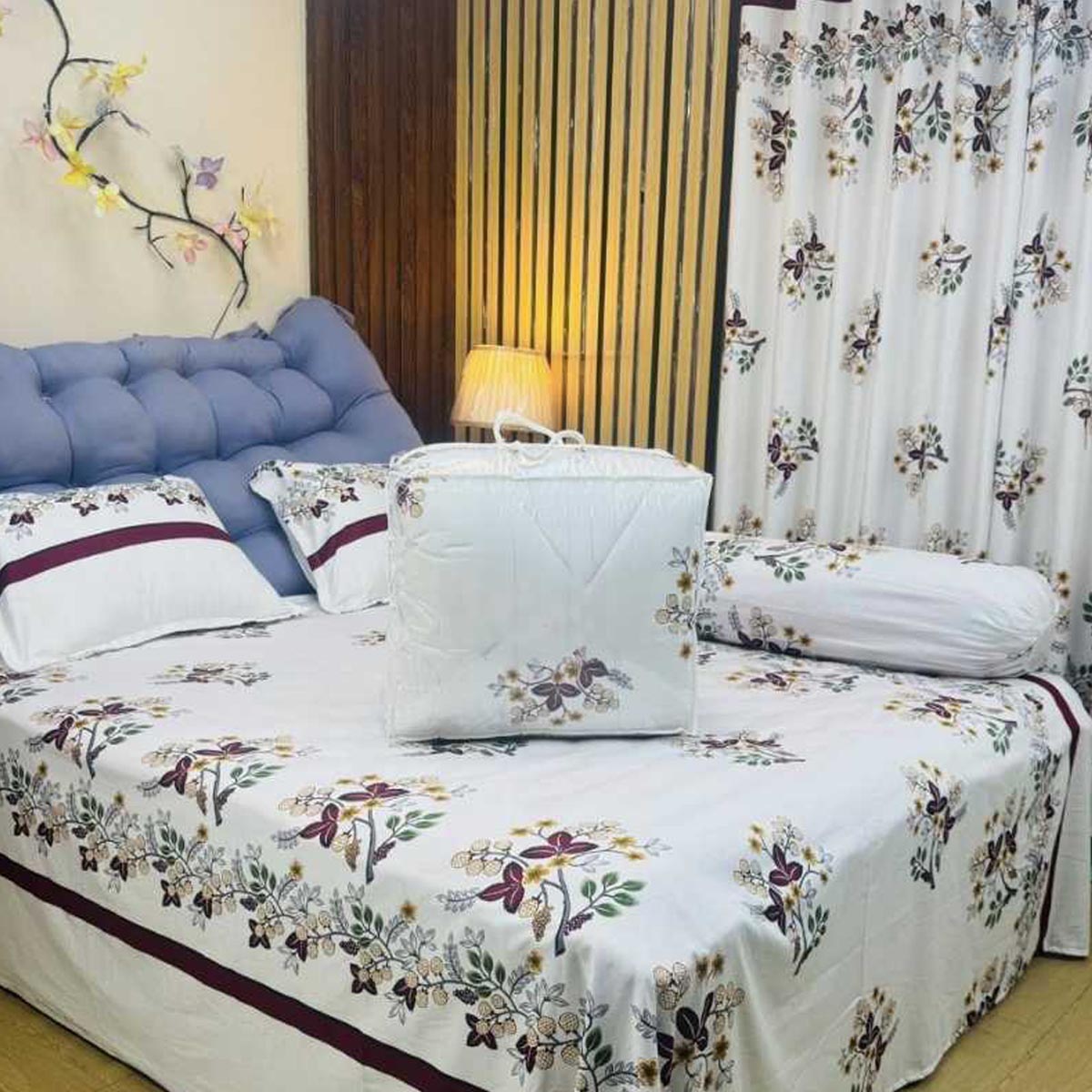Premium 5-Piece Twill Cotton Comforter Set - additional view