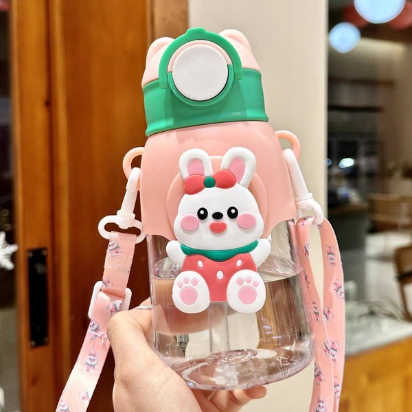 Baby Water Bottle / Kids Mom pot 600 ml -1pcs - Pink