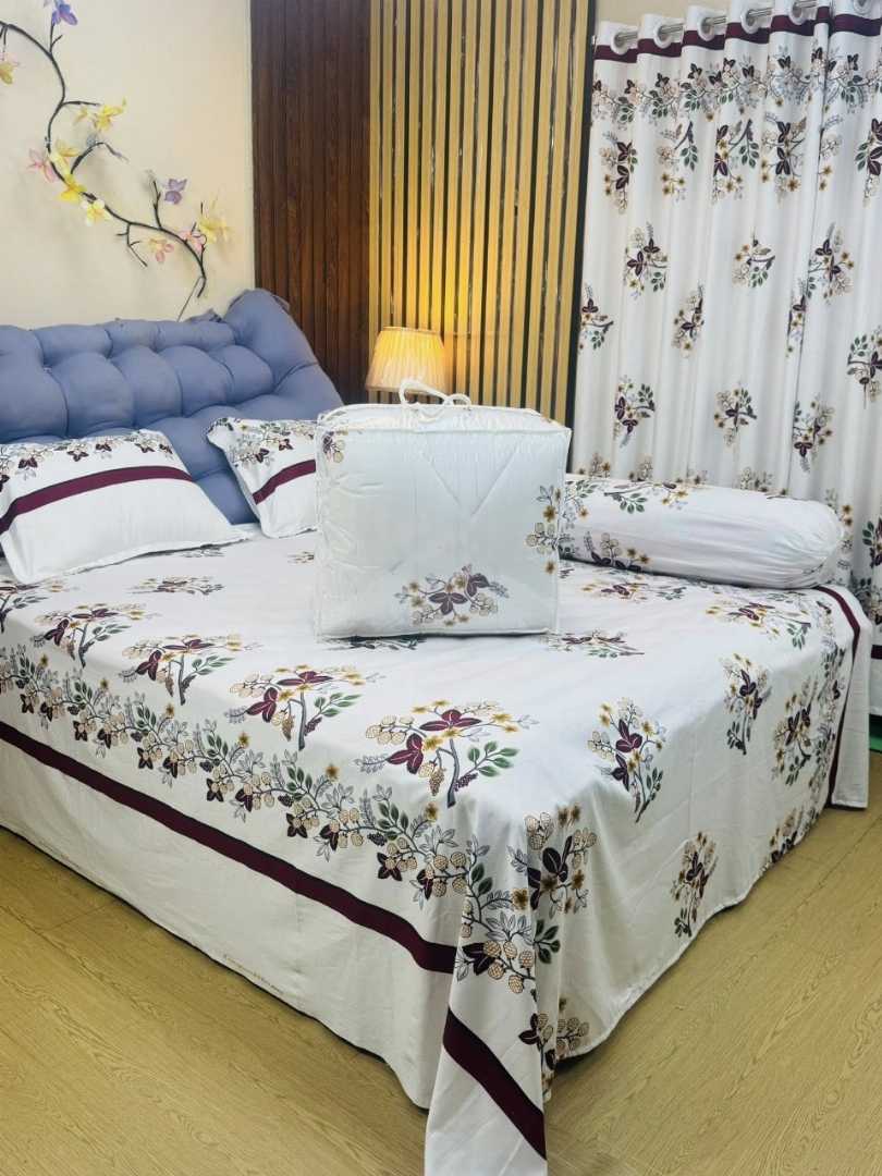 Premium 5-Piece Twill Cotton Comforter Set - শুধু কমফোর্টার
