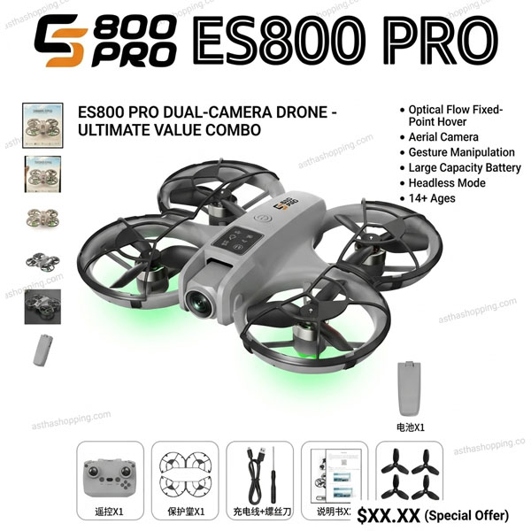 ES800 PRO Dual Camera Drone