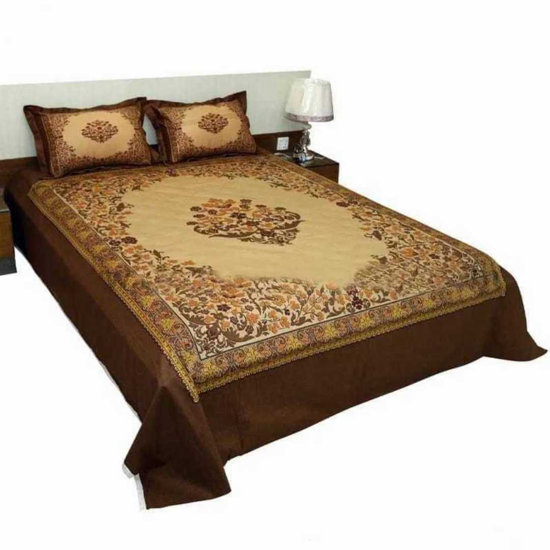 Luxury Panel Bed sheet With Two Matching Pillow Covers