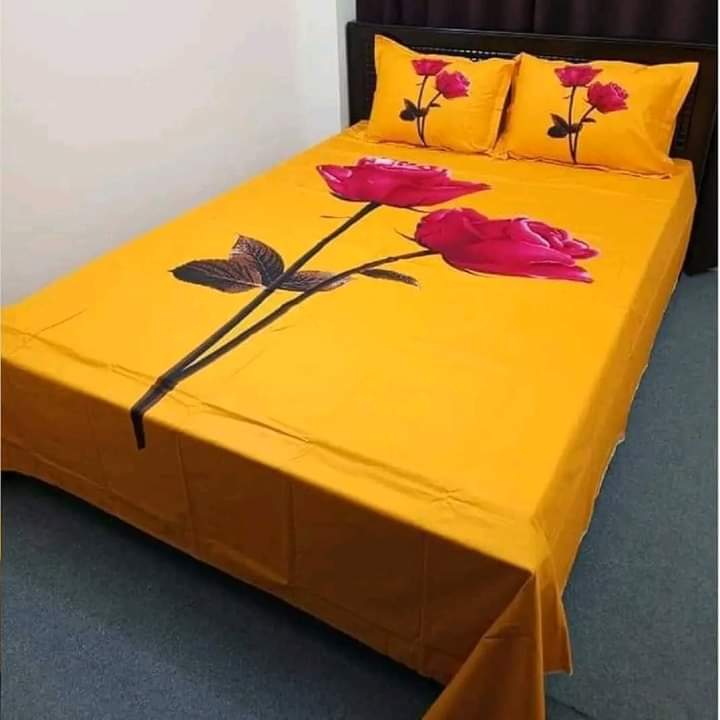 Luxury Panel Bed sheet With Two Matching Pillow Covers