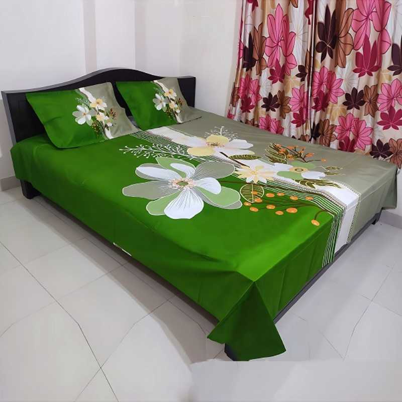 Luxury Panel Bed sheet With Two Matching Pillow Covers