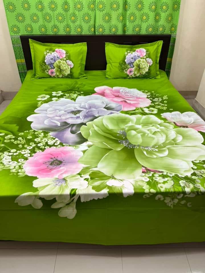 Luxury Panel Bed sheet With Two Matching Pillow Covers