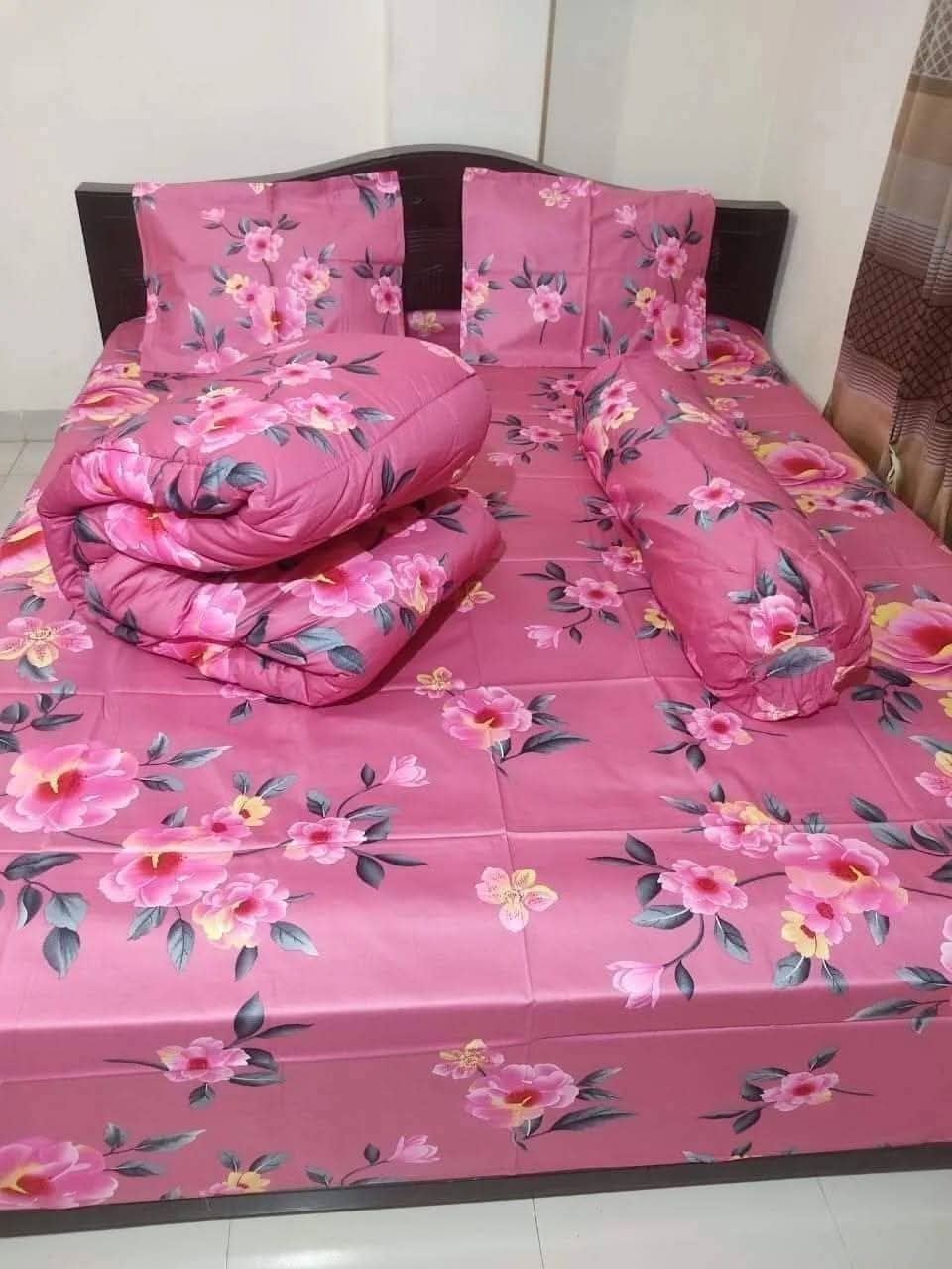 Premium 5-Piece Twill Cotton Comforter Set