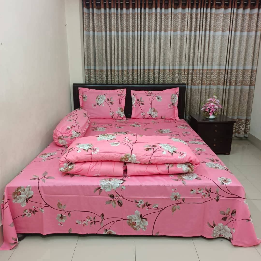 Premium 5-Piece Twill Cotton Comforter Set