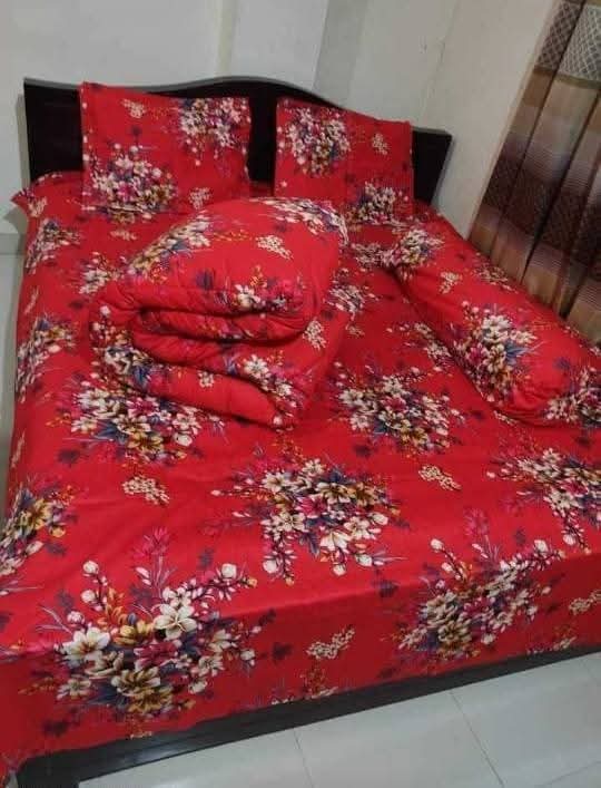 Premium 5-Piece Twill Cotton Comforter Set