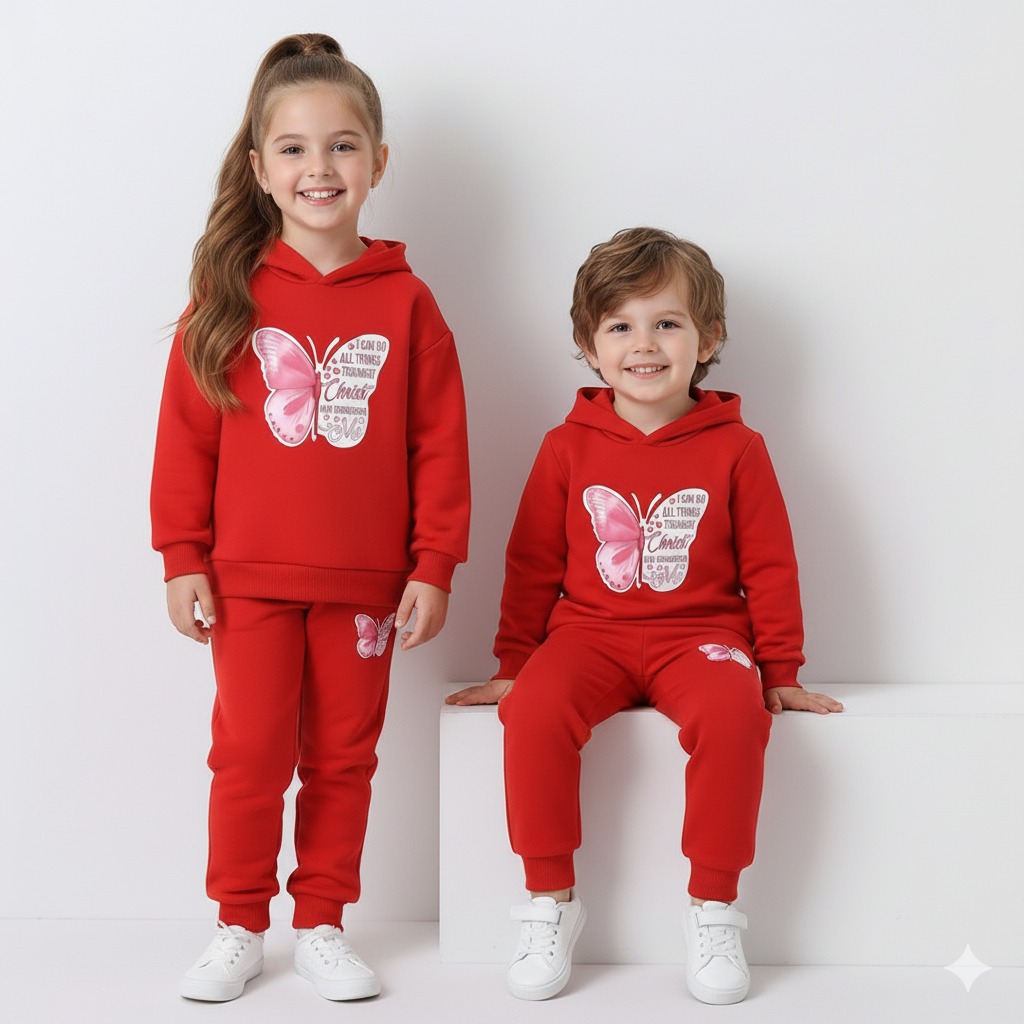 Made to Melt Hearts — Cute Kids Hoodie & Pant Set