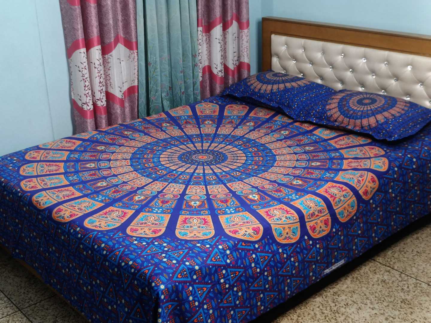Luxury Panel Bed sheet With Two Matching Pillow Covers
