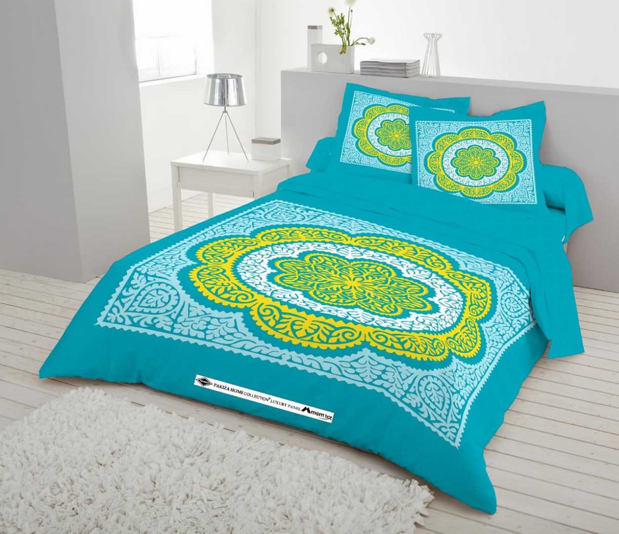 Luxury Panel Bed sheet With Two Matching Pillow Covers