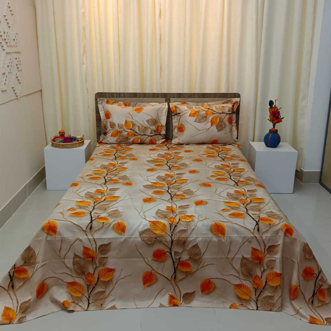 Super Exclusive Twill Cotton Bed Sheet – Premium Quality