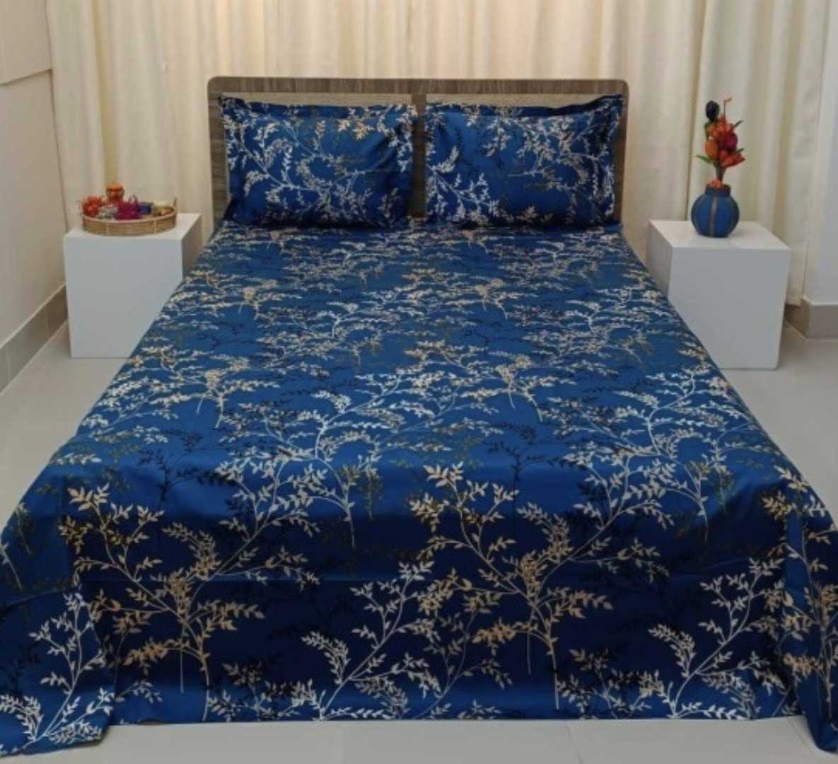 Super Exclusive Twill Cotton Bed Sheet – Premium Quality
