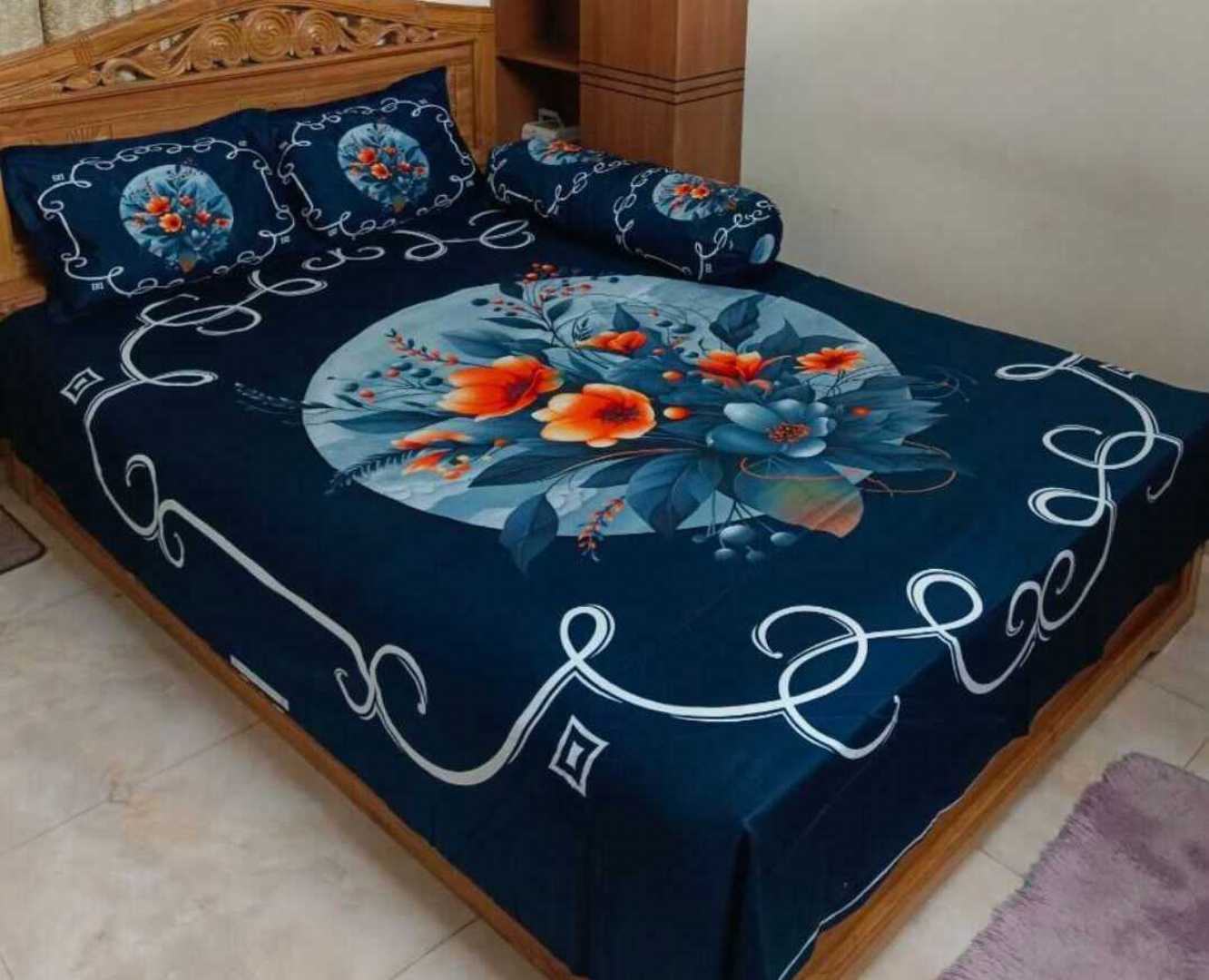 Premium Cotton King Size Bedsheet