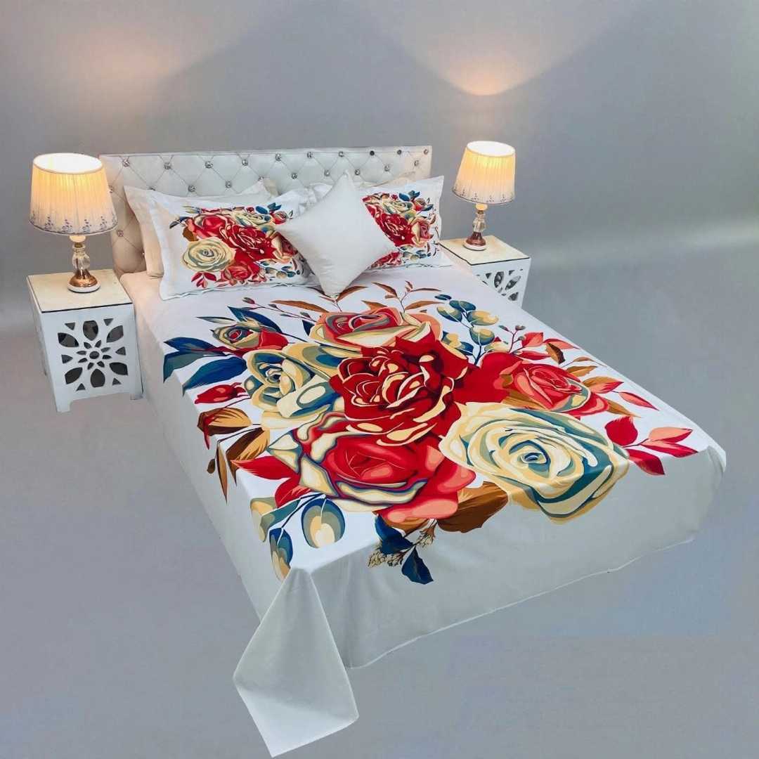 Premium Cotton King Size Bedsheet